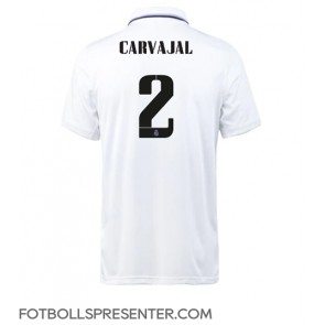 Real Madrid Daniel Carvajal #2 Hemma Matchtröja 2022-23 Kortärmad
